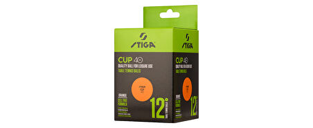 Stiga Table Tennis Ball Cup Pinpon Topu Turuncu 12li 1110-2503-12