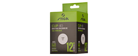Stiga Table Tenis Ball Cup Pinpon Topu Beyaz 12li 1110-2510-12