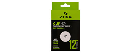 Stiga Table Tenis Ball Cup Pinpon Topu Beyaz 12li 1110-2510-12