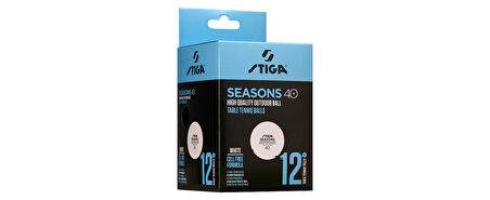 Stiga Table Tenis Ball Seasons Masa Tenisi Pinpon Topu Beyaz 12li 1110-2810-12
