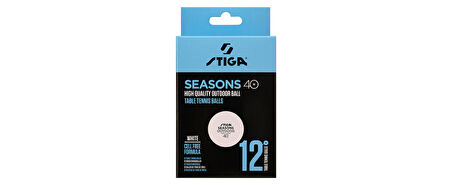 Stiga Table Tenis Ball Seasons Masa Tenisi Pinpon Topu Beyaz 12li 1110-2810-12