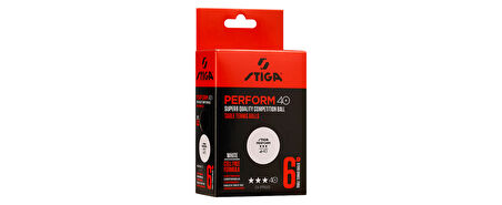 Stiga Table Tenis Ball Perform Masa Tenisi Pinpon Topu Beyaz 6lı 1113-2110-06