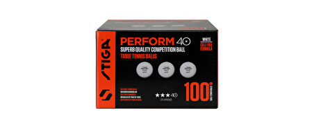Stiga Ball Perform 3 Star Masa Tenisi Pinpon Topu Beyaz 100lü 1113-2210-10