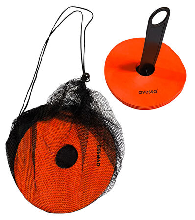 Avessa Cnk-87 Kauçuk Antrenman Çanağı Seti 10lu Turuncu