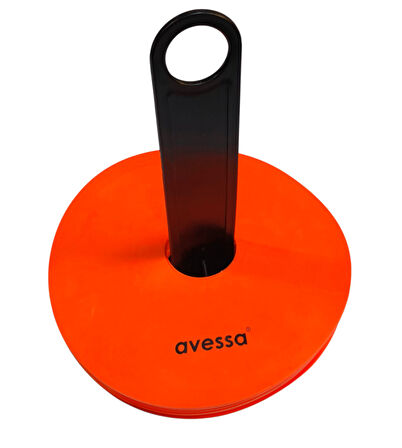 Avessa Cnk-87 Kauçuk Antrenman Çanağı Seti 10lu Turuncu