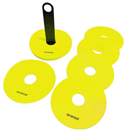 Avessa Cnk-88 Kauçuk Antrenman Seti 10lu Sarı