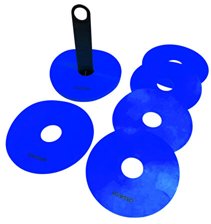 Avessa Cnk-89 Kauçuk Antrenman Çanağı 10lu Mavi