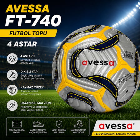 Avessa Ft-740 Futbol Topu 4 Astar