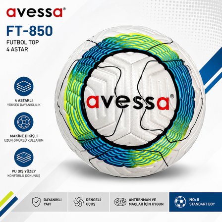 Avessa Ft-850 Futbol Topu 4 Astar