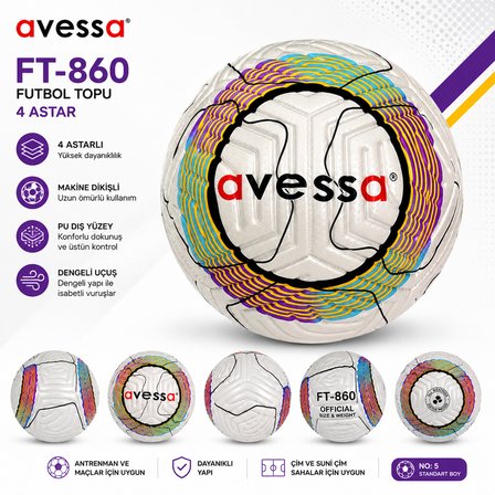 Avessa Ft-860 Futbol Topu 4 Astar