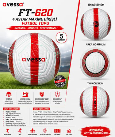 Avessa Ft-620 Futbol Topu 4 Astar