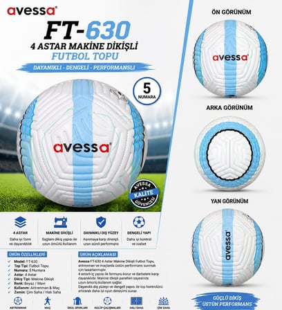 Avessa Ft-630 Futbol Topu 4 Astar