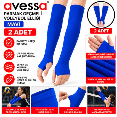 Avessa Vly Voleybol Elliği Çift Mavi