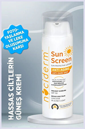 Sun Screen 50 ml Leke Karşıtı Güneş Kremi