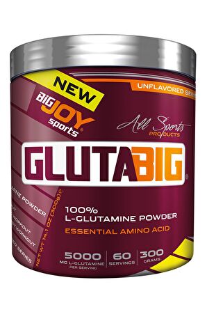 Bigjoy Sports Gluta Big 300 Gram Glutamin Powder Aromasız Saf