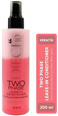 Dıecı Fön Suyu Keratin Two Phase Kuru Saçlar İçin 200 Ml