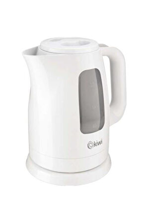 Kiwi Beyaz Gizli Rezistanslı Su Isıtıcı Kettle