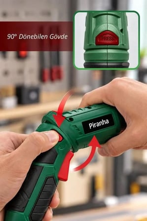 Piranha Psd 2227 3.6v Şarjlı Tornavida