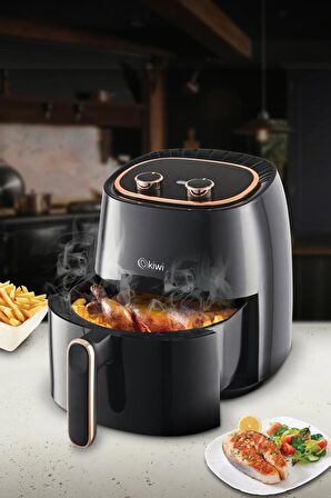 Kiwi KAF-5535 5 lt Yağsız Airfryer Siyah