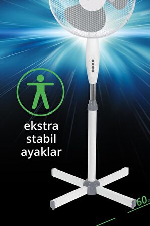 Kiwi Kıwı Standlı Vantilatör KFAN-7417