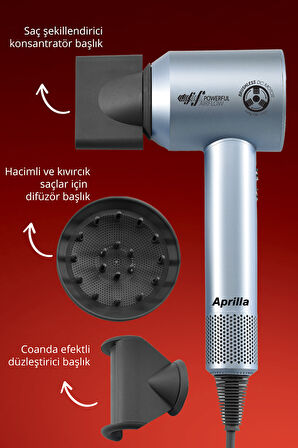 APRILLA AHD 2160 SAÇ KURUTMA MAKİNESİ GRİ