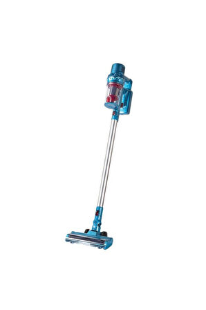 Kiwi KVC-4041 Şarjlı Lityum Pilli Bldc Motor 2si 1 Arada El Süpürgesi ve Dik Süpürge Mavi