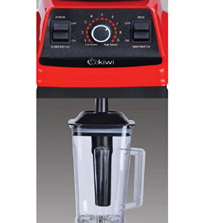 Kiwi Ksb-2251 2000W 6 Paslanmaz Çelik Bıçaklı Pro Standlı Blender