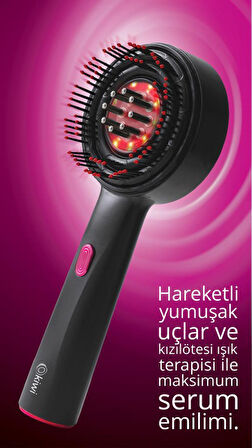 Kiwi Kfm-8610 Kızılötesi Işıklı Şarjlı Saç Derisi Masaj Tarağı
