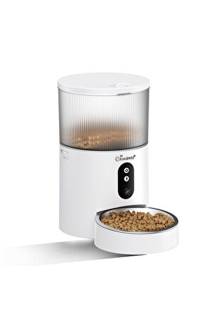 Kiwipets Kpf-10565 Evcil Hayvan Akıllı Kameralı Multifonksiyon Mama Kabı - Smart Pet Feeder