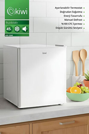 Kiwi KRF-2545 Mini Buzdolabı 45 Lt Kapasite & Enerji Tasarruflu