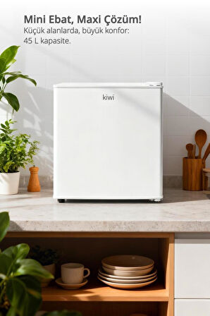 Kiwi KRF-2545 Mini Buzdolabı 45 Lt Kapasite & Enerji Tasarruflu