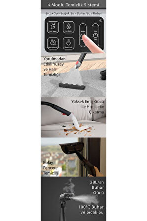 Kiwi KCC-4361 Koltuk ve Halı Yıkama Makinesi