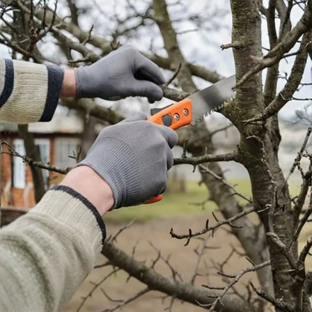 KGSW-7401 Katlanır Budama Testeresi Yüksek Karbon Çelik Bıçak 7TPI Keskin Diş