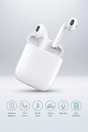 Piranha 9946 Kablosuz TWS Kulak Içi Kulaklık / Mikrofon / Şarjlı / Bluetooth / Android - iOS Uyumlu