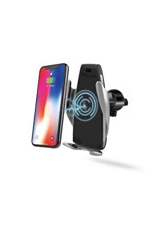 4519 Kablosuz Sensörlü Araç Şarj Aleti Ve Telefon Tutucu