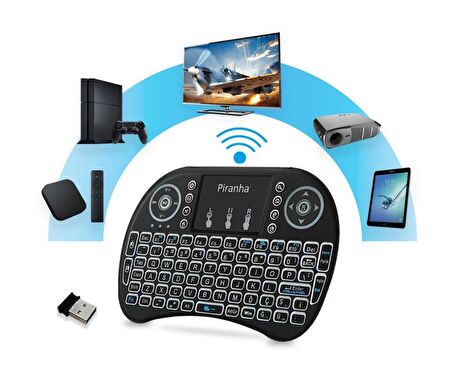 Piranha 2385 Kablosuz Smart Tv Mini Klavye Mouse