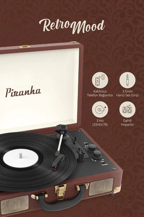 Piranha 7325 Kablosuz Taşınabilir Pikap 