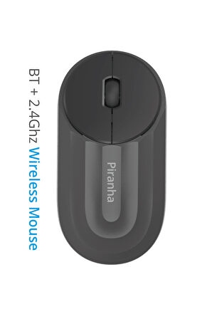 7657 Bluetooth + 2.4 Ghz Şarj Edilebilir Sessiz Tuşlu Kablosuz Mouse