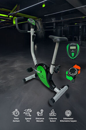 T-222 Kondisyon Bisikleti / Lcd Ekran (ZAMAN-MESAFE-HIZ-KALORİ-ODOMETRE) / Ayarlanabilir Sele
