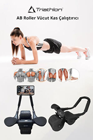 T-226 Ab Roller Wheel / Karın Kası Egzersiz Tekerleği / Telefon Tutucu /