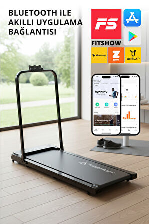 T-228 Katlanabilir Yürüyüş ve Koşu Bandı / Bluetooth ve Hoparlör/2HP Motor/10 KM Hız/Uzaktan Kumanda