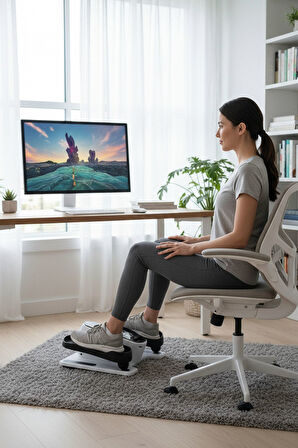 T-232 Stepper Egzersiz Aleti / LED Ekran / Ayarlanabilir Hız / Uzaktan Kumanda / Direnç Lastiği