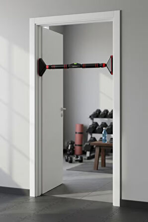 T-242 Denge Ayarlı Barfiks Barı / Ayarlanabilir 90-120 cm / Kapı Koridor / Barfix Aleti / Yeni Nesil