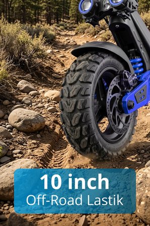 5025-M 1000W Elektrikli Scooter 48V 15Ah 50-60 Km Menzil Katlanabilir Çift Süspansiyon Off-Road Lastik
