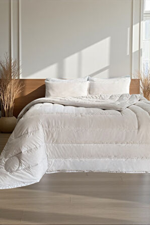 Alla Turca Pamuk Dolgulu Çift Kişilik Yorgan ve 2'li Yastık Seti