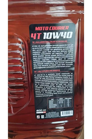 CCP Moto Courier 10w40 Motor Yağı 800 Ml (Yeni Formül)