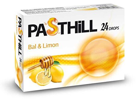 LedaPharma Pasthill Bal Ve Limon 24 Adet Boğaz Pastili