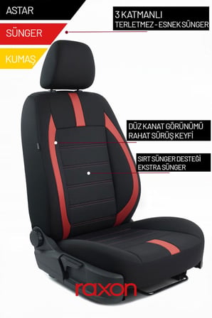 Peugeot 3008 Neptune Series 2+1 Uyumlu Tay Tüyü Oto Koltuk Kılıfı - Premium Şık ve Konforlu Tasarım