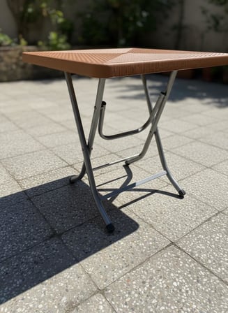 Mandella 80x80 Katlanır Ayaklı Masa Tik Eko