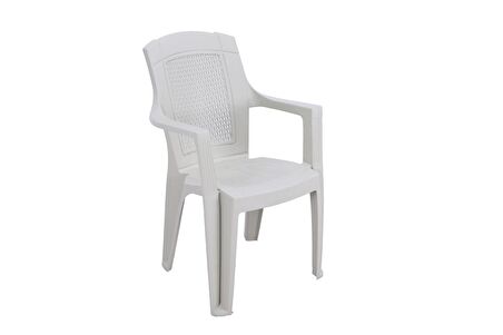 Mandella Padişah Koltuk (4 Adet) Kirli Beyaz